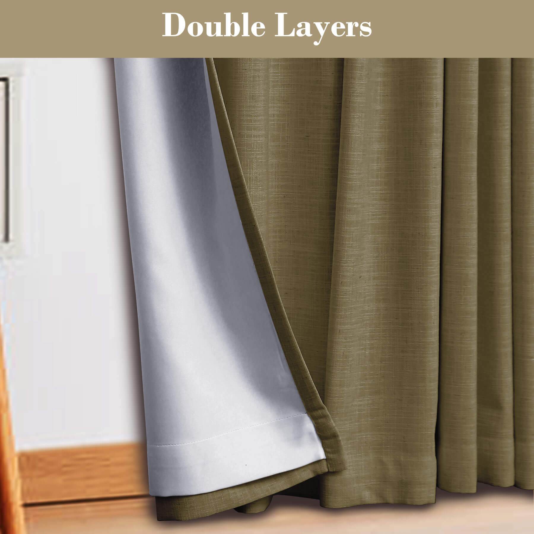 1908 Linen Blend Breathable & Natural Curtain Customizable - Cololeaf -- #1 Beige White