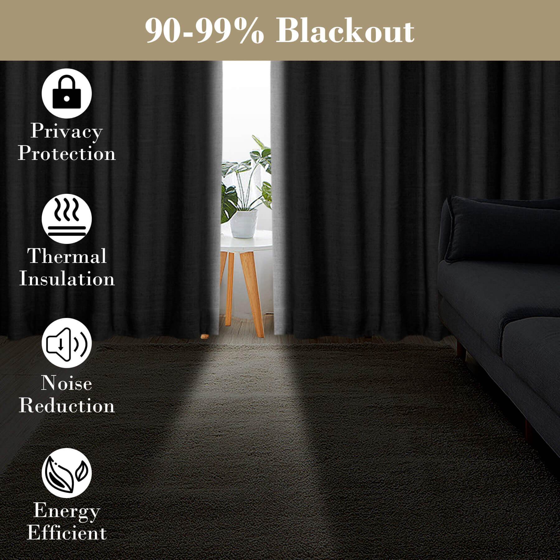 1908 Linen Blend Breathable & Natural Curtain Customizable - Cololeaf -- #1 Beige White