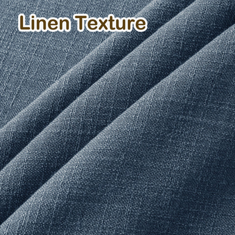 1908 Linen Blend Light Filtering Natural Curtain Tailor Pleat 1 Panel