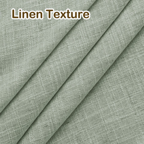 1908 Linen Blend Light Filtering Natural Curtain Tailor Pleat 1 Panel