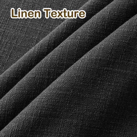 1908 Linen Blend Light Filtering Natural Curtain Tailor Pleat 1 Panel