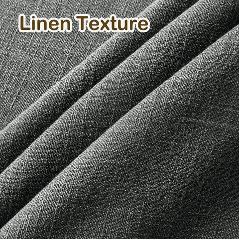 1908 Linen Blend Light Filtering Natural Curtain Tailor Pleat 1 Panel