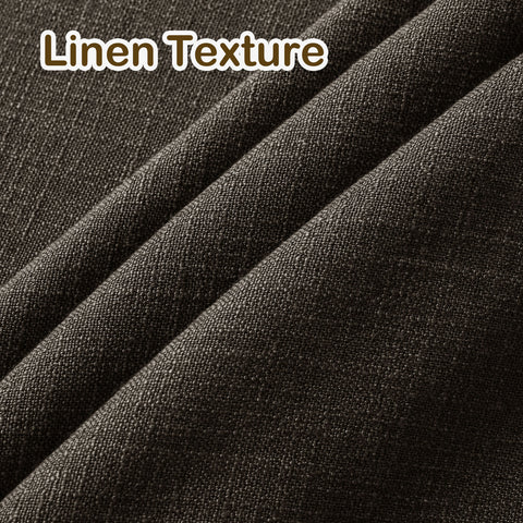 1908 Linen Blend Light Filtering Natural Curtain Tailor Pleat 1 Panel