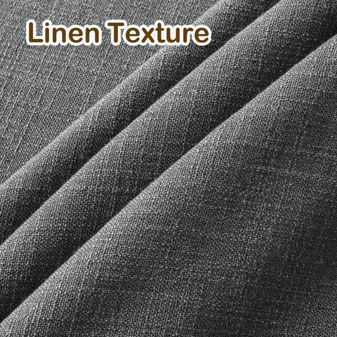 1908 Linen Blend Light Filtering Natural Curtain Tailor Pleat 1 Panel