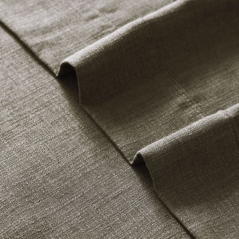 1908 Linen Blend Light Filtering Natural Curtain Tailor Pleat 1 Panel