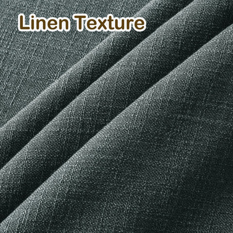 1908 Linen Blend Light Filtering Natural Curtain Tailor Pleat 1 Panel