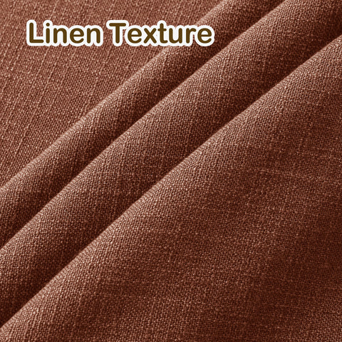 1908 Linen Blend Light Filtering Natural Curtain Tailor Pleat 1 Panel