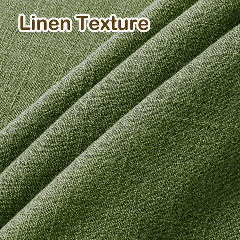 1908 Linen Blend Light Filtering Natural Curtain Tailor Pleat 1 Panel