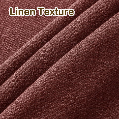 1908 Linen Blend Light Filtering Natural Curtain Tailor Pleat 1 Panel