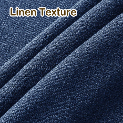 1908 Linen Blend Light Filtering Natural Curtain Tailor Pleat 1 Panel