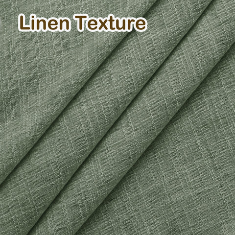 1908 Linen Blend Light Filtering Natural Curtain Tailor Pleat 1 Panel