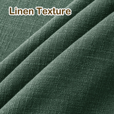 1908 Linen Blend Light Filtering Natural Curtain Tailor Pleat 1 Panel