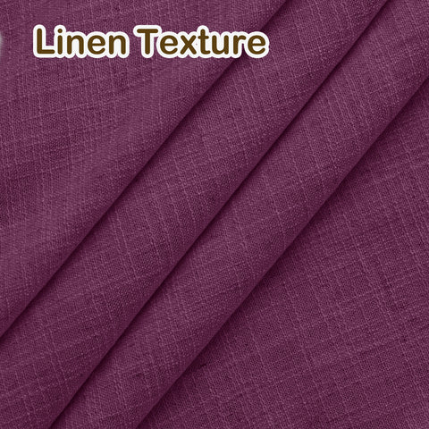 1908 Linen Blend Light Filtering Natural Curtain Tailor Pleat 1 Panel