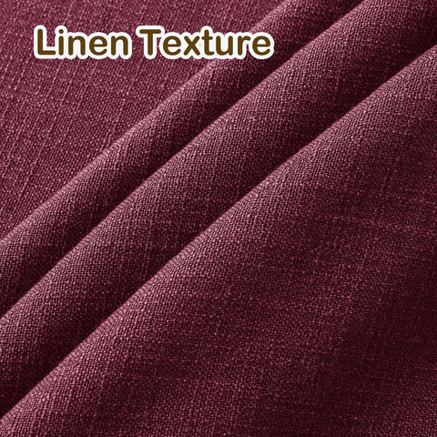 1908 Linen Blend Light Filtering Natural Curtain Tailor Pleat 1 Panel