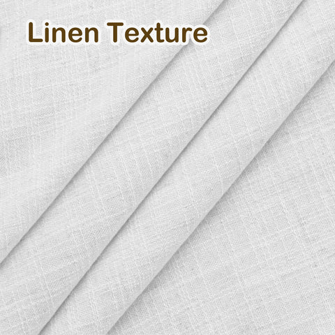 1908 Linen Blend Light Filtering Natural Curtain Tailor Pleat 1 Panel