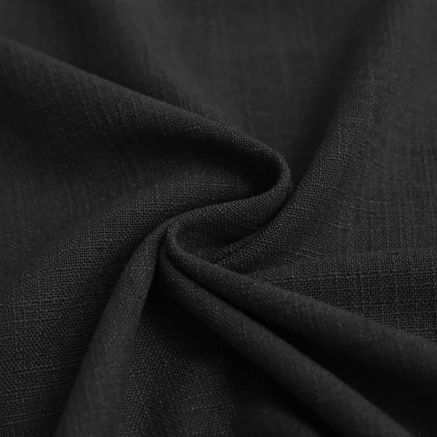1908 Linen Blend Breathable & Natural Curtain Customizable 1 Panel