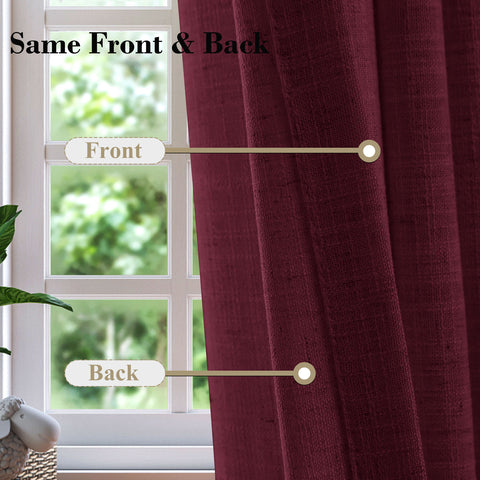 1908 Linen Blend Breathable & Natural Curtain Customizable 1 Panel