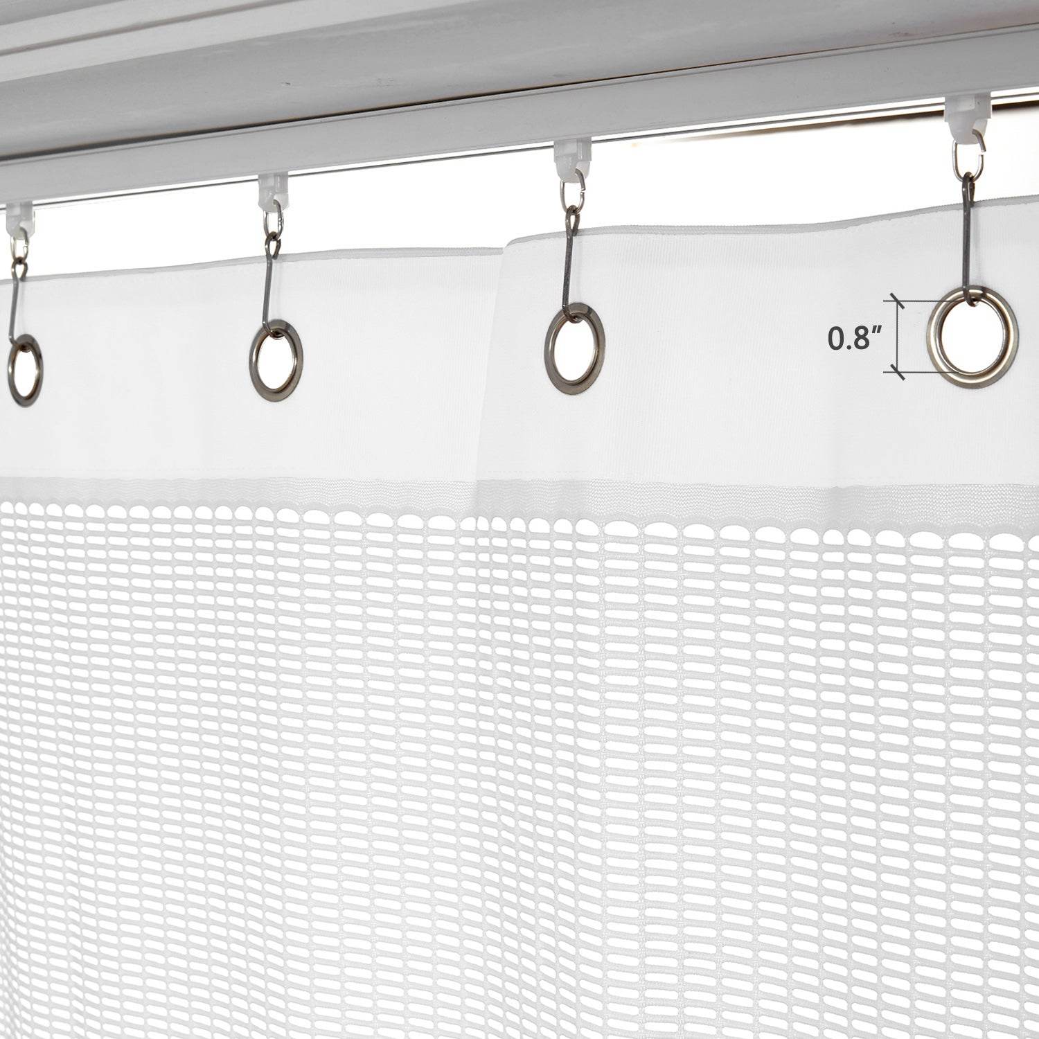 Medical Privacy Curtains Breathable Fabric Grommet for Hospital & Clinic NFPA-701 - Cololeaf