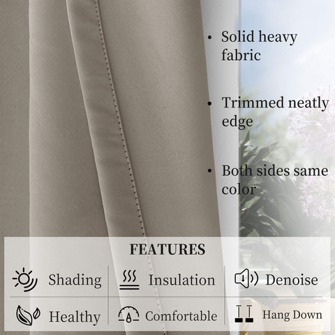 Atlanta Velcro Curtains Self Adhesive Room Darkening Thermal Insulated 1 Panel