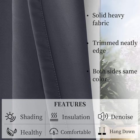 Atlanta Velcro Curtains Self Adhesive Room Darkening Thermal Insulated 1 Panel