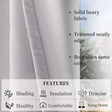 Atlanta Velcro Curtains Self Adhesive Room Darkening Thermal Insulated 1 Panel