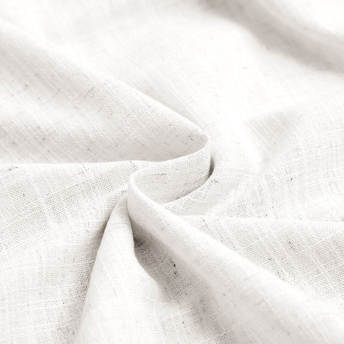 1908 Linen Blend Unlined Breathable & Natural Curtain Pinch Pleat - Cololeaf