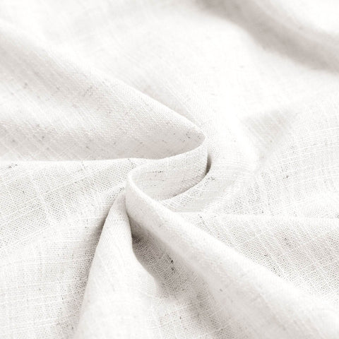 1908 Linen Blend Unlined Breathable & Natural Curtain Pinch Pleat - Cololeaf