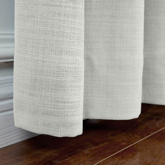 1908 Linen Blend Breathable & Natural Curtain Customizable - Cololeaf