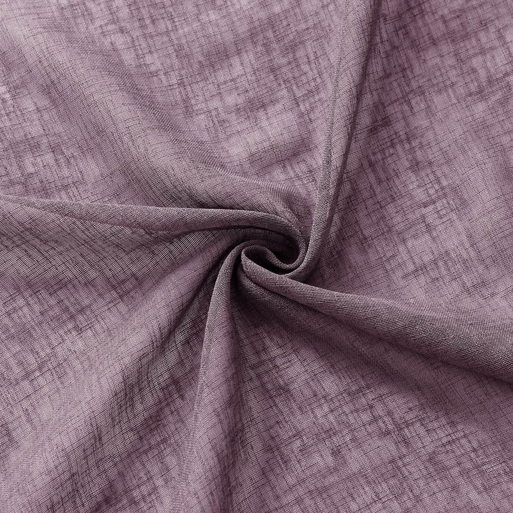 B01 Linen Textured Airy Sheer Curtain Pinch Pleat - Cololeaf