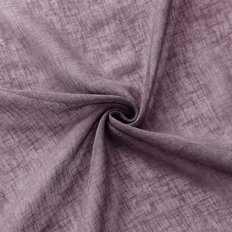 B01 Linen Textured Airy Sheer Curtain Pinch Pleat - Cololeaf