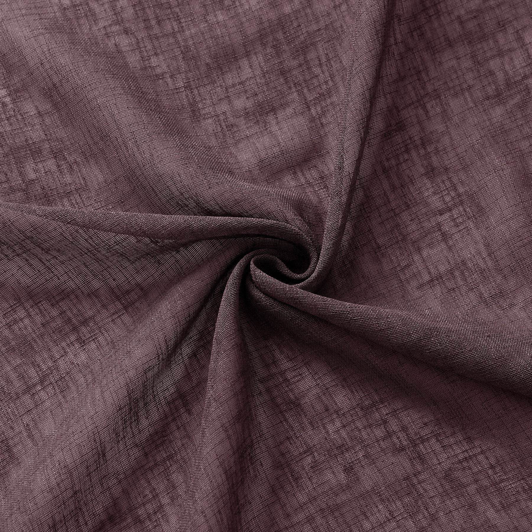 B01 Linen Textured Airy Sheer Curtain Pinch Pleat - Cololeaf