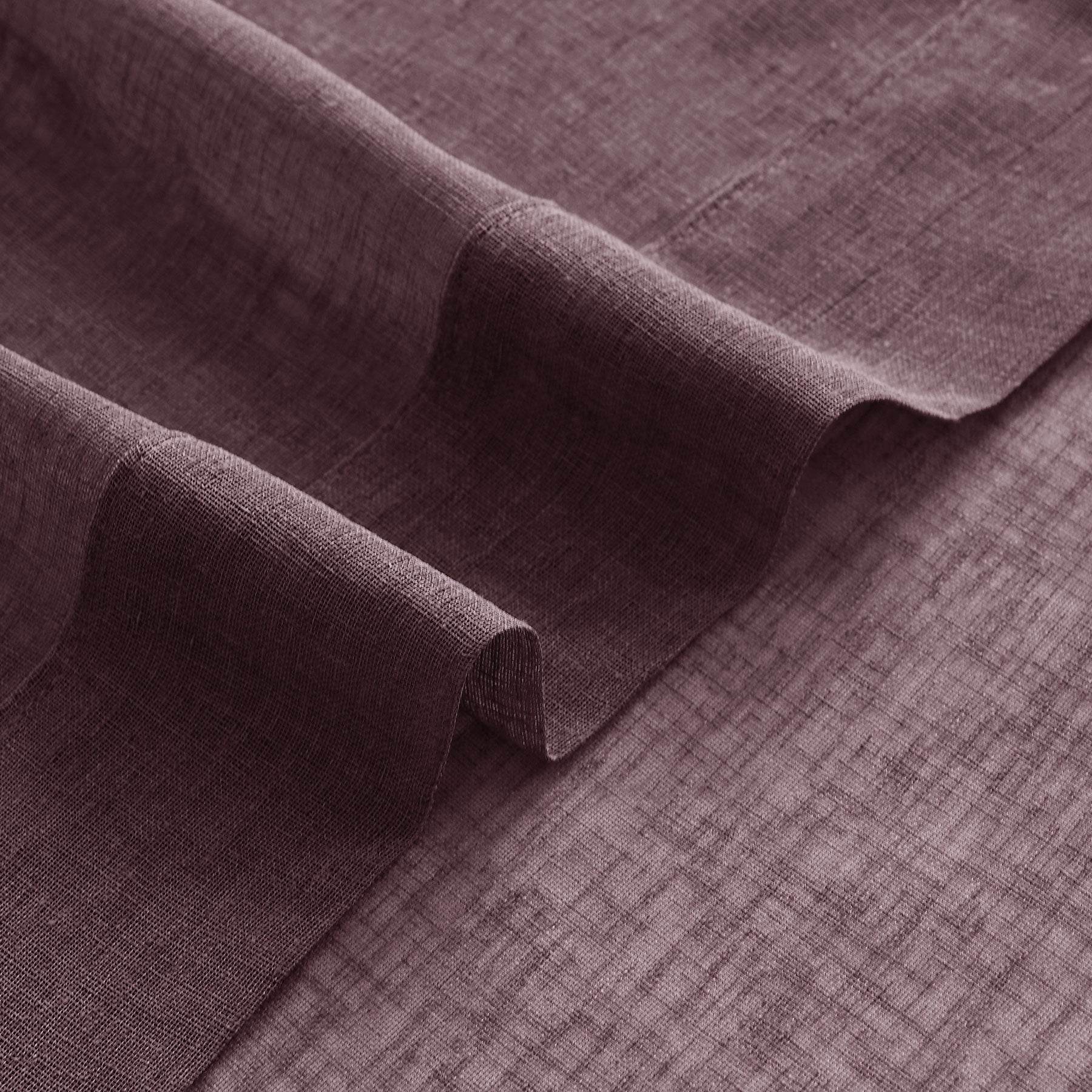 B01 Linen Textured Airy Sheer Curtain Pinch Pleat - Cololeaf