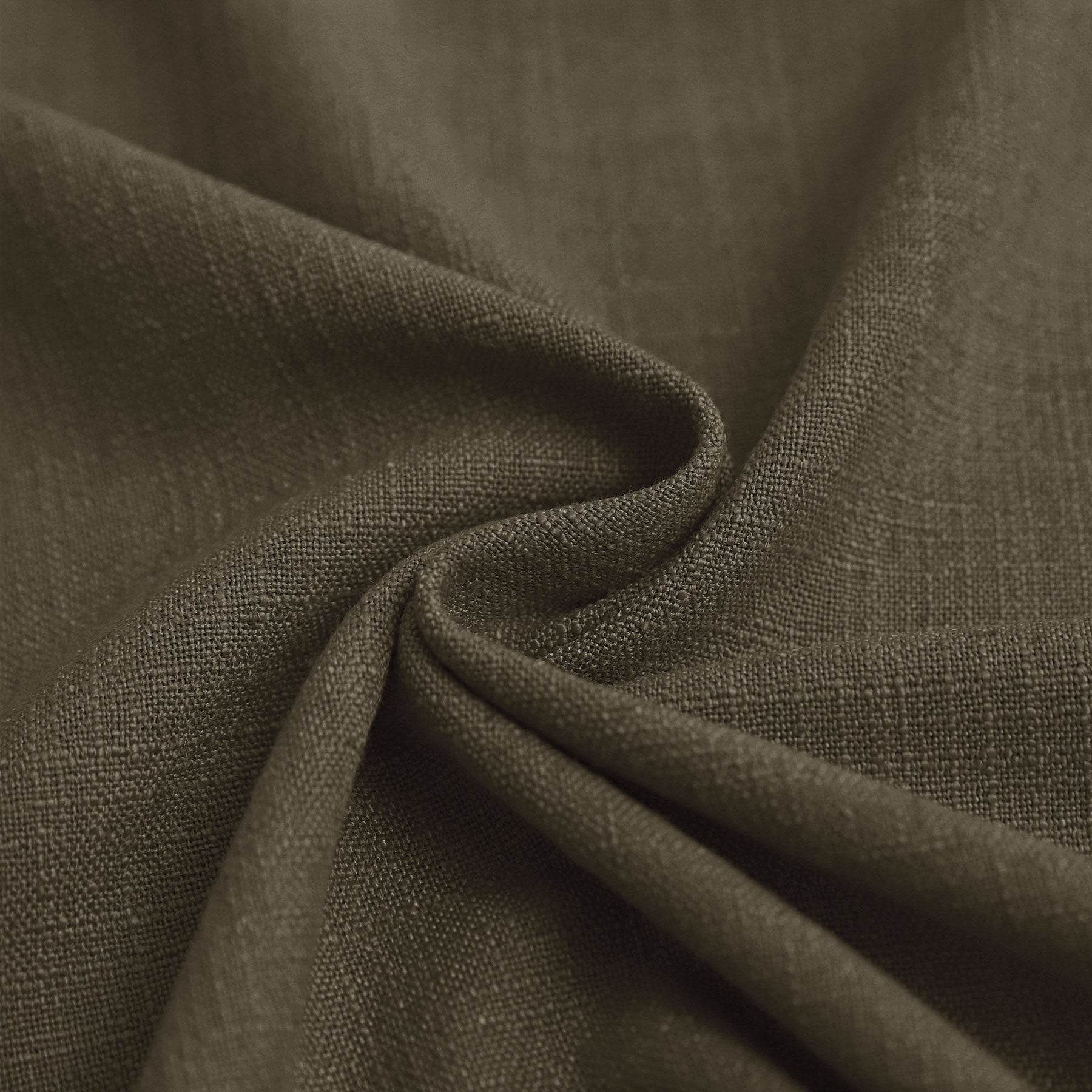 1908 Linen Blend Unlined Breathable & Natural Curtain Pinch Pleat - Cololeaf