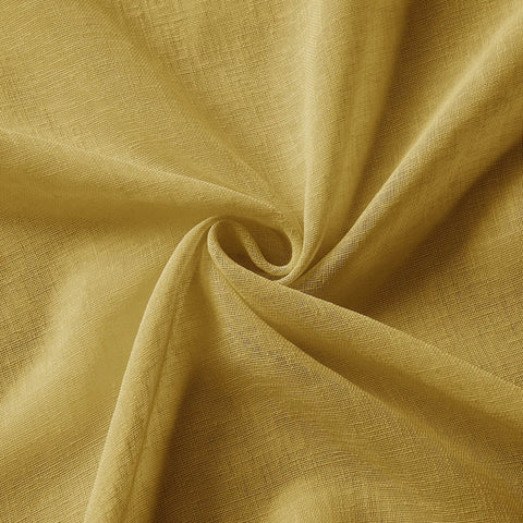 B01 Linen Textured Airy Sheer Curtain Pinch Pleat - Cololeaf