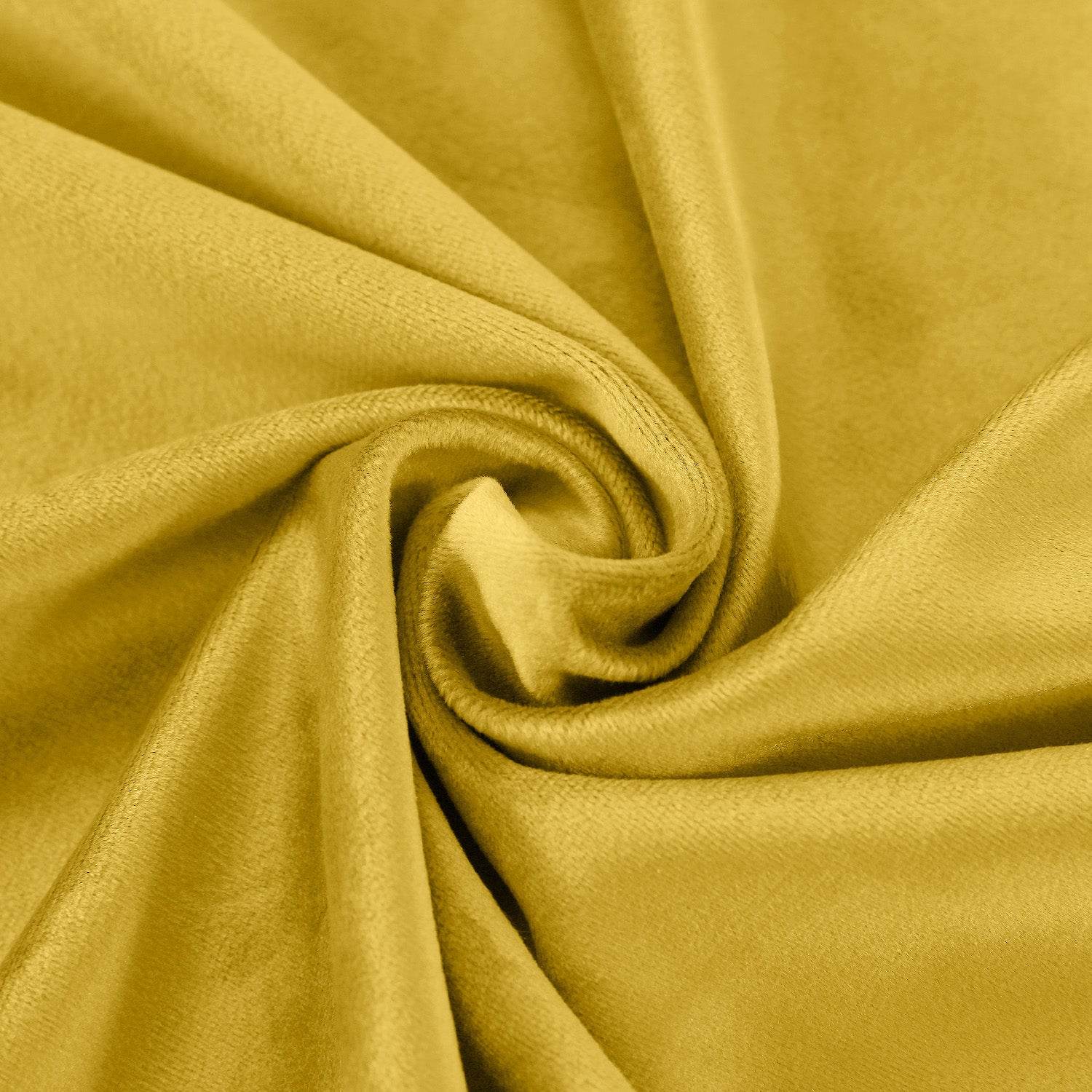MJ11 Soft Soundproof Luxury Velvet Blackout Drapes Back Tab and Rod Pocket - Cololeaf