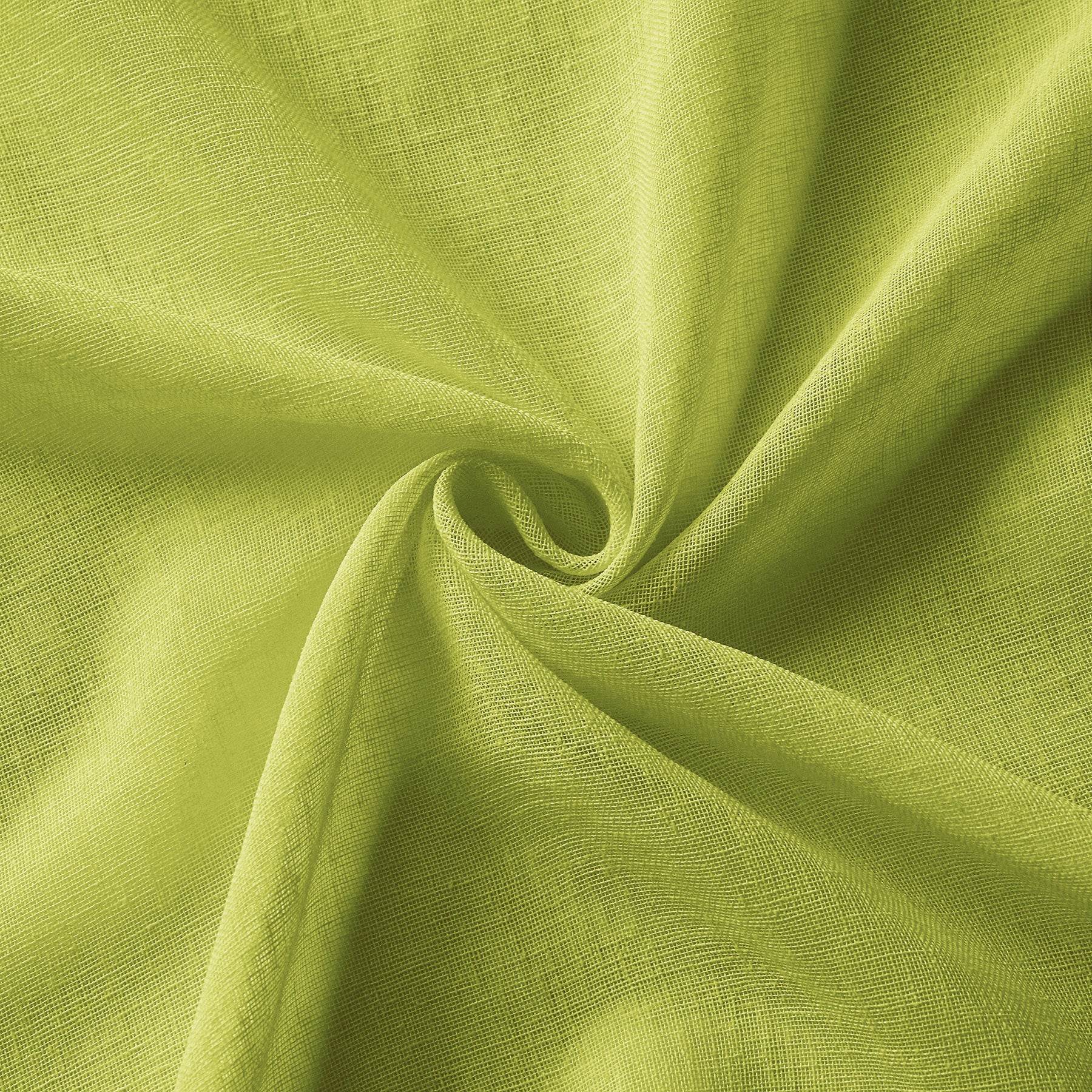 B01 Linen Textured Airy Sheer Curtain Pinch Pleat - Cololeaf