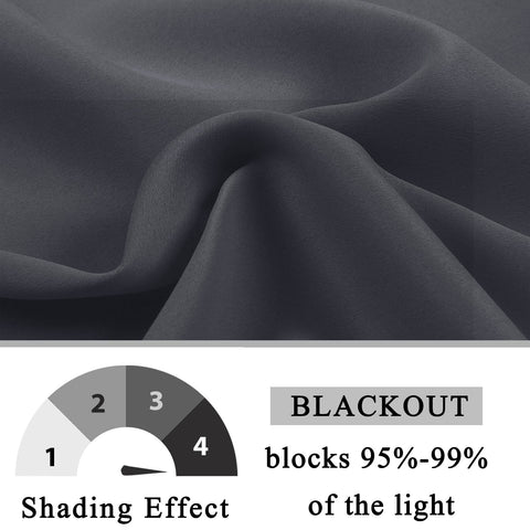 Atlanta Extra Wide Room Darkening Curtains Thermal Insulated Noise Reducing Grommet - Cololeaf