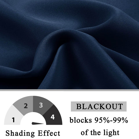 Atlanta Extra Wide Room Darkening Curtains Thermal Insulated Noise Reducing Grommet - Cololeaf