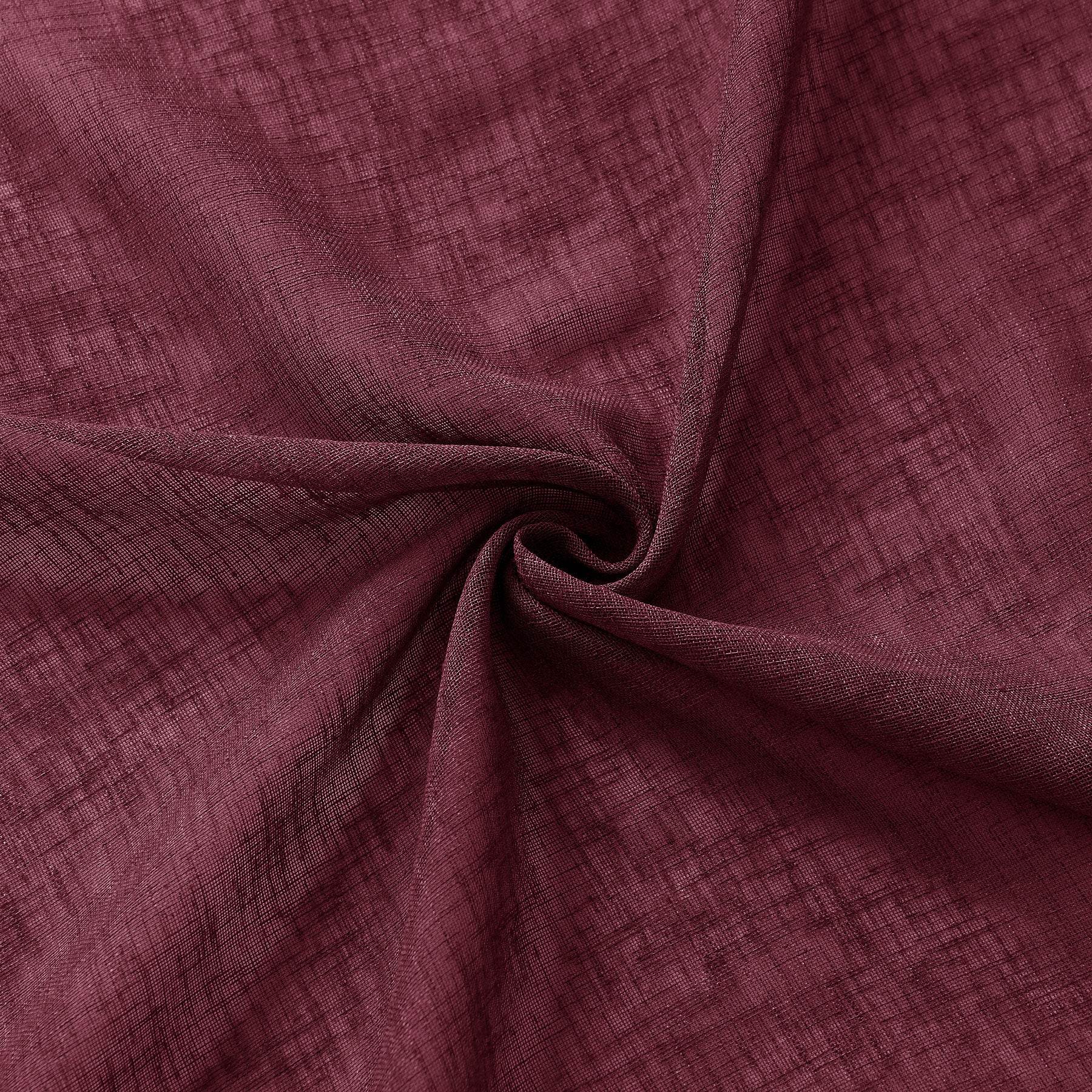 B01 Linen Textured Airy Sheer Curtain Pinch Pleat - Cololeaf