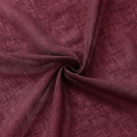 B01 Linen Textured Airy Sheer Curtain Pinch Pleat - Cololeaf