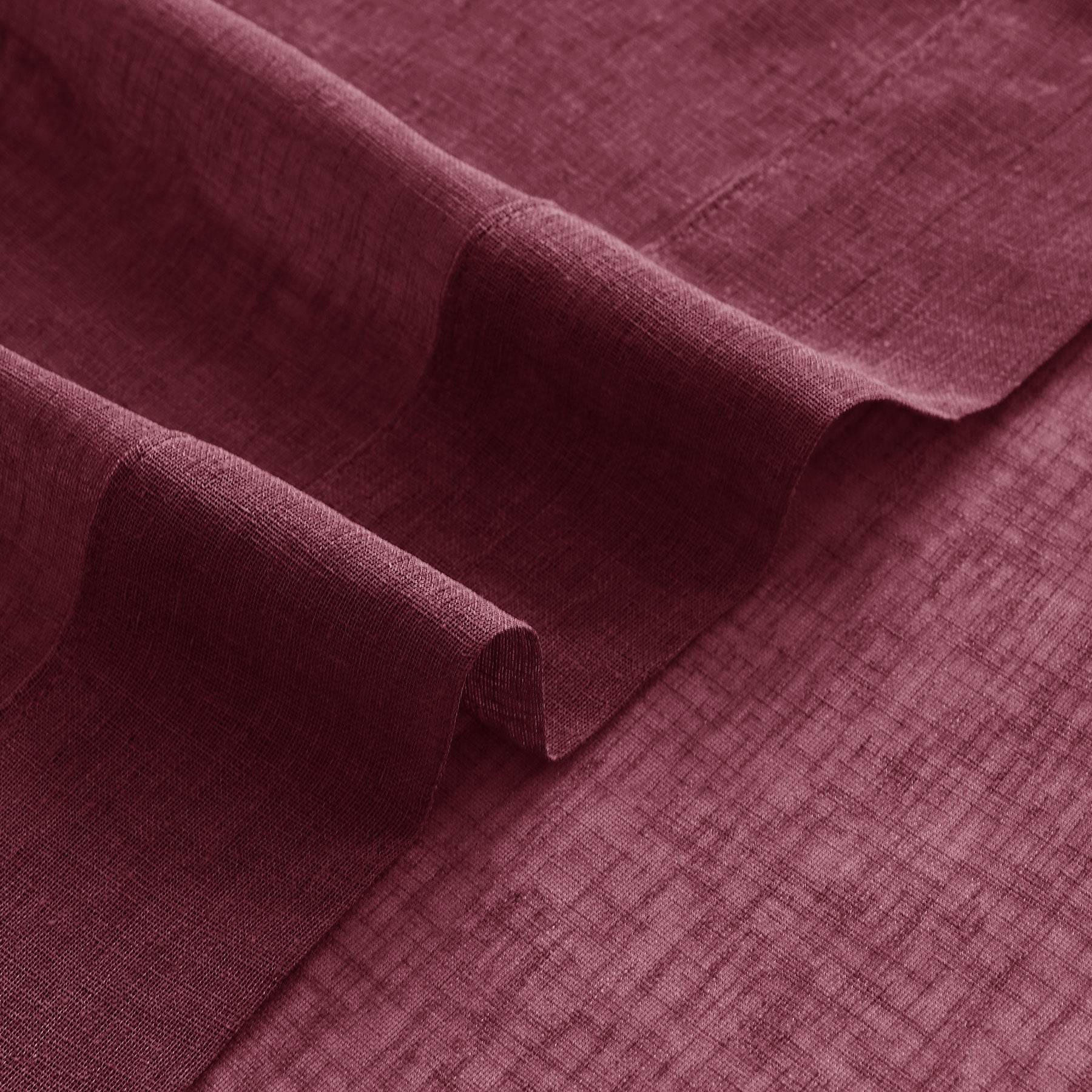 B01 Linen Textured Airy Sheer Curtain Pinch Pleat - Cololeaf