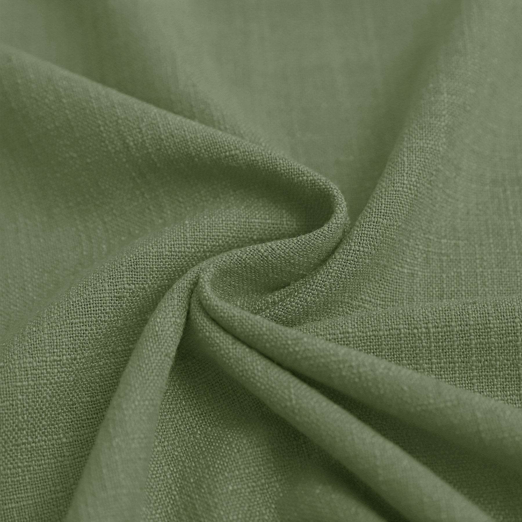 1908 Linen Blend Breathable & Natural Curtain Tab Top - Cololeaf