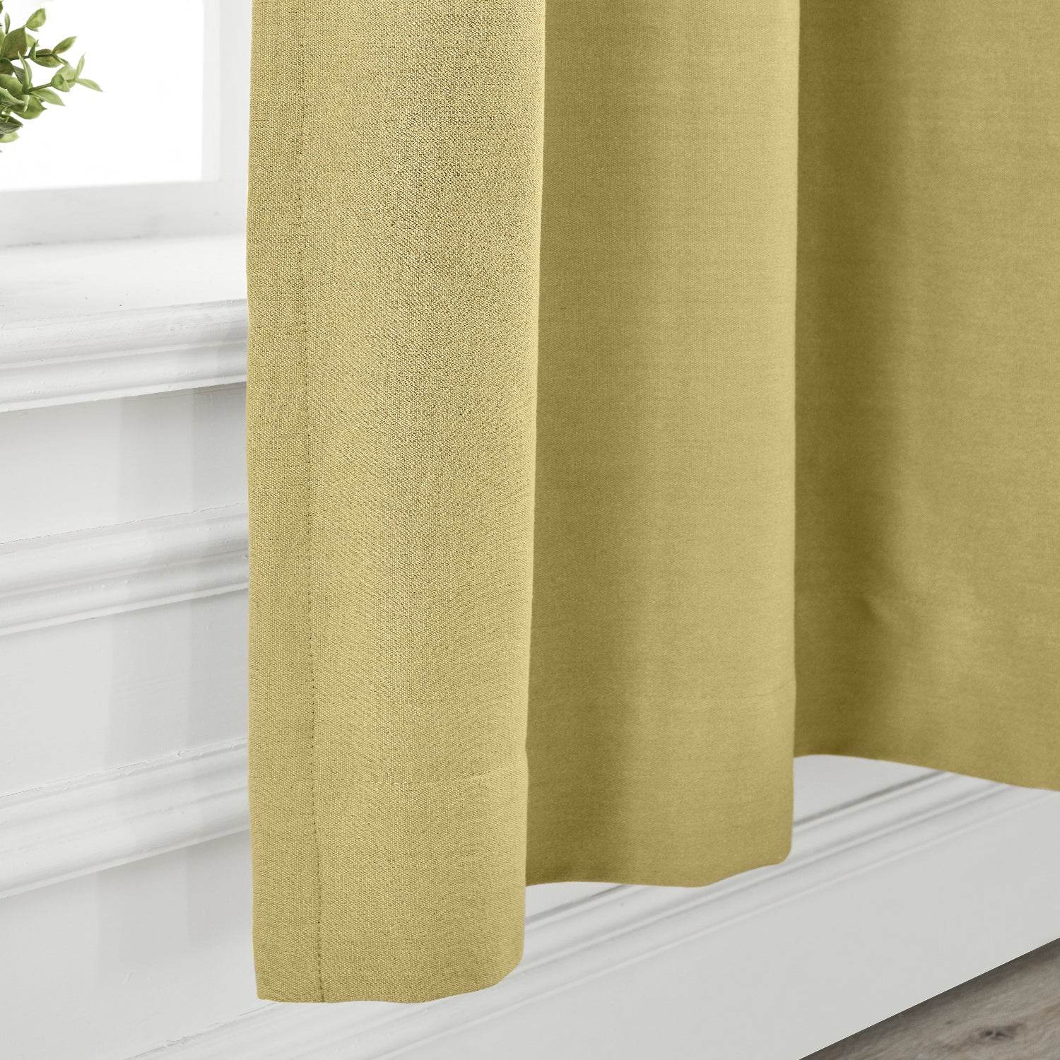 Capri Extra Wide Drape Solid Cotton Heavyweight Curtain Blackout Pinch Pleat - Cololeaf