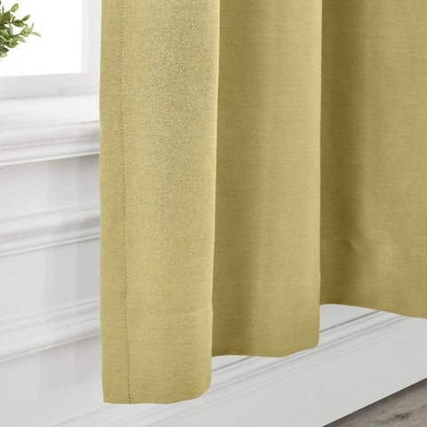 Capri Extra Wide Drape Solid Cotton Heavyweight Curtain Blackout Pinch Pleat - Cololeaf