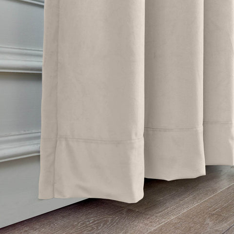 MJ11 Soft Velvet Blackout Drapes For Living Room Bedroom Pinch Pleat - Cololeaf