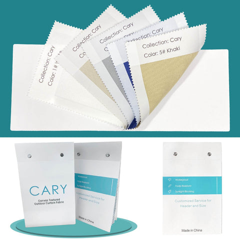 Cary Fabric Sample Book, 70-80% Blackout 280 gsm - Cololeaf -- 