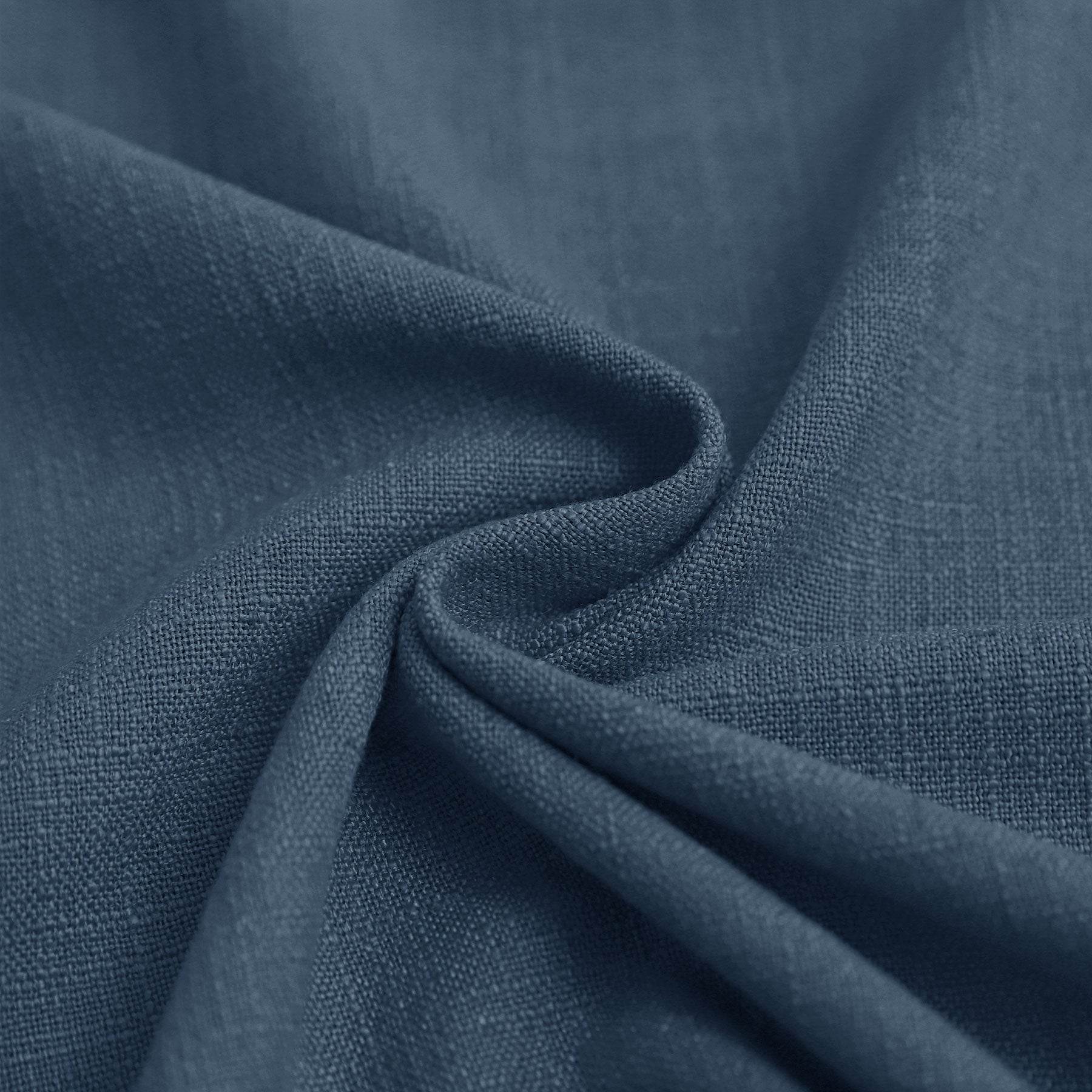 1908 Linen Blend Unlined Breathable & Natural Curtain Pinch Pleat - Cololeaf