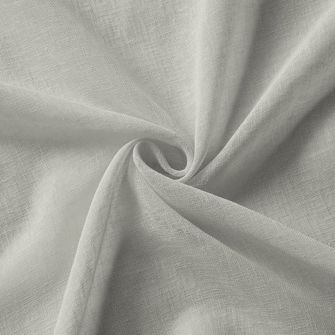 B01 Linen Textured Airy Sheer Curtain Pinch Pleat - Cololeaf