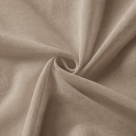 B01 Linen Textured Airy Sheer Curtain Pinch Pleat - Cololeaf
