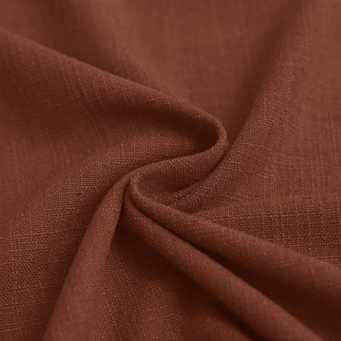1908 Linen Blend Breathable & Natural Curtain Tab Top - Cololeaf